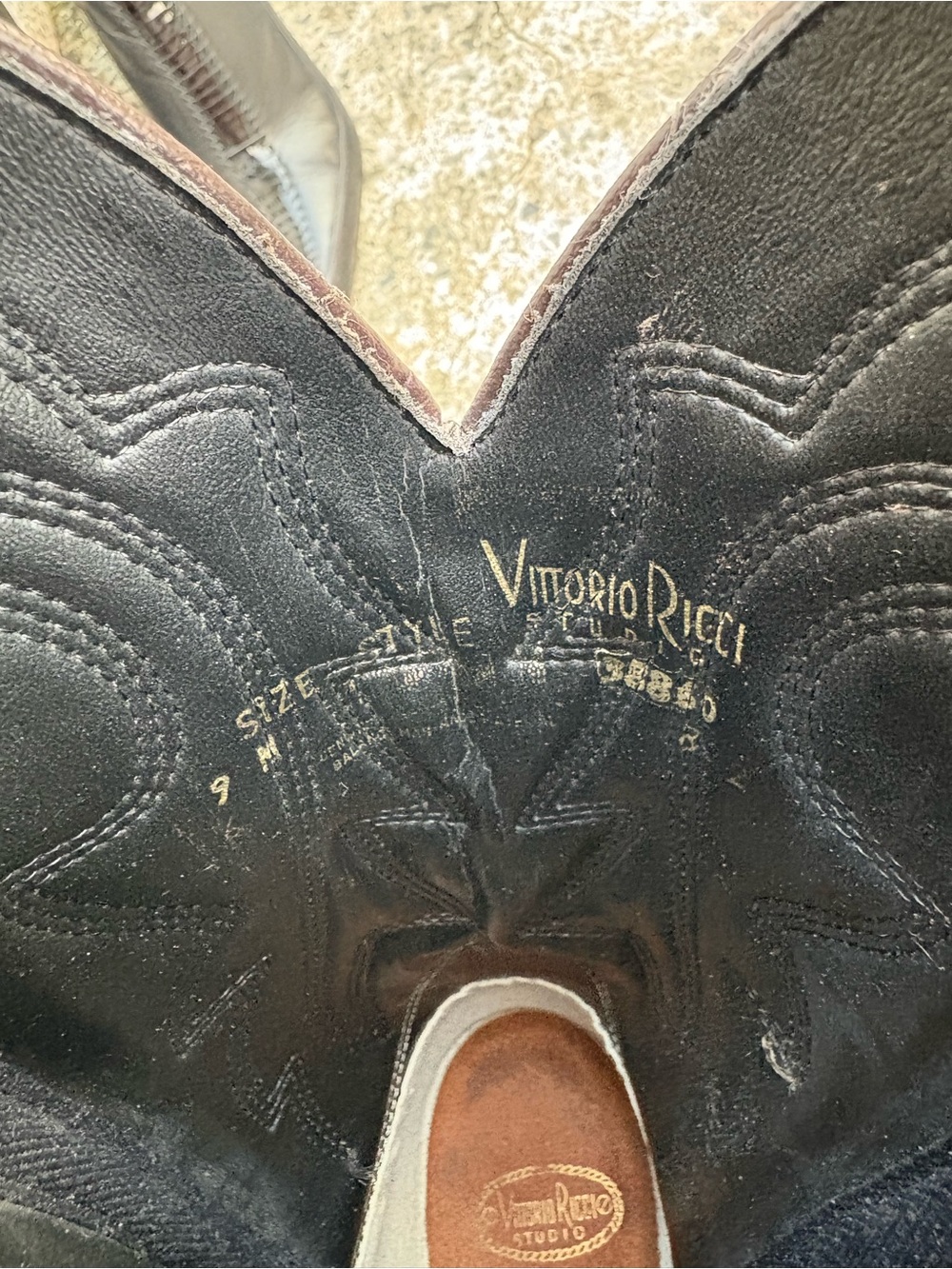 Victorio Ricci Women’s Size 9M Brown Suede Western Cowboy/Cowgirl Boots - Picture 9 of 12
